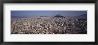 View Of Licabetus Hill and City, Athens, Greece Fine Art Print