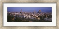 High angle view of a cityscape, Florence, Tuscany, Italy Fine Art Print