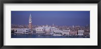 Aerial View Of A City Along A Canal, Venice, Italy Fine Art Print