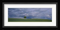 Storm clouds over a field, Zurich Canton, Switzerland Fine Art Print