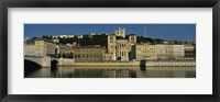 Buildings On The Saone River, Lyon, France Fine Art Print