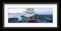 Man with Straw Hat Galapagos Islands Ecuador Fine Art Print