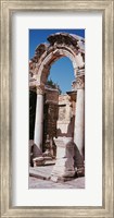 Turkey, Ephesus, building facade Fine Art Print