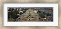 High Angle View Of An Opera House, Semper Opera House, Dresden, Germany Fine Art Print