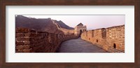 Path on a fortified wall, Great Wall Of China, Mutianyu, China Fine Art Print