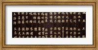 Close-up of Chinese ideograms, Beijing, China Fine Art Print