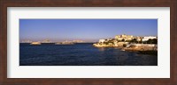Buildings at the waterfront, Marseille, France Fine Art Print