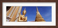 Wat Phra Kaeo Statue, Grand Palace, Bangkok, Thailand Fine Art Print