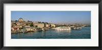 Buildings at the waterfront, Istanbul, Turkey Fine Art Print