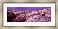 Buildings along the Cliff, Santorini, Greece Fine Art Print