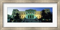 Low angle view of a building, Syros, Cyclades Islands, Greece Fine Art Print