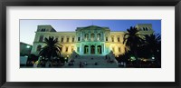 Low angle view of a building, Syros, Cyclades Islands, Greece Fine Art Print