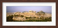 High angle view of buildings in a city, Acropolis, Athens, Greece Fine Art Print