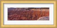 Aerial View Of Jagged Rock Formations, Cedar Breaks National Monument, Utah, USA Fine Art Print