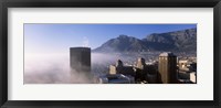 Cape Town and Table Mountain Through the Fog, South Africa Fine Art Print