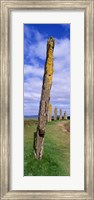 Narrow pillar in the Ring Of Brodgar, Orkney Islands, Scotland, United Kingdom Fine Art Print