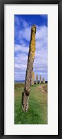 Narrow pillar in the Ring Of Brodgar, Orkney Islands, Scotland, United Kingdom Fine Art Print