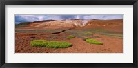 Steam Emitting From The Ground, Lehmjukur Thermal Area, Iceland Fine Art Print