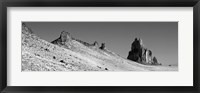 USA, New Mexico, Shiprock Peak, View of a landscape Fine Art Print