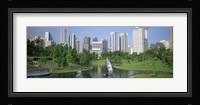 Park In The City, Petronas Twin Towers, Kuala Lumpur, Malaysia Fine Art Print