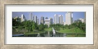 Park In The City, Petronas Twin Towers, Kuala Lumpur, Malaysia Fine Art Print