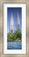 Malaysia, Kuala Lumpur, View of Petronas Twin Towers Fine Art Print