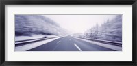 Austria, Autostrada, Panoramic view of a highway Fine Art Print