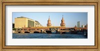 Bridge on a river, Oberbaum Brucke, Berlin, Germany Fine Art Print