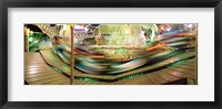 Carousel in motion, Amusement Park, Stuttgart, Germany Fine Art Print