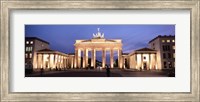 Brandenburg Gate at dusk, Berlin, Germany Fine Art Print