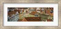 High angle view of buildings, Prague, Czech Republic Fine Art Print