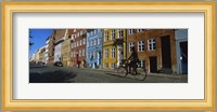 Woman Riding A Bicycle, Copenhagen, Denmark Fine Art Print