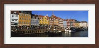 Buildings On The Waterfront, Nyhavn, Copenhagen, Denmark Fine Art Print