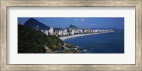 Buildings On The Waterfront, Rio De Janeiro, Brazil Fine Art Print