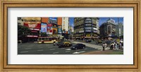 Vehicles Moving On A Road, Buenos Aires, Argentina Fine Art Print