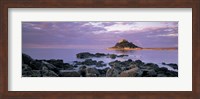 Castle on top of a hill, St Michael's Mount, Cornwall, England Fine Art Print