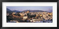 High angle view of a town, Ronda, Andalucia, Spain Fine Art Print