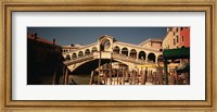Bridge over a canal, Venice, Italy Fine Art Print