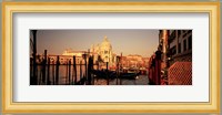 Gondolas In A Canal, Venice, Italy Fine Art Print