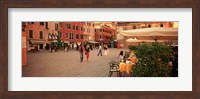Tourists in a city, Venice, Italy Fine Art Print