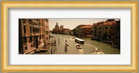 High angle view of boats in water, Venice, Italy Fine Art Print