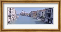 Buildings Along A Canal, Santa Maria Della Salute, Venice, Italy Fine Art Print