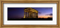 Low Angle View Of A Building, Penshaw Monument, Durham, England, United Kingdom Fine Art Print