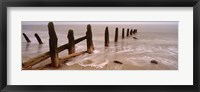 Posts On The Beach, Spurn, Yorkshire, England, United Kingdom Fine Art Print