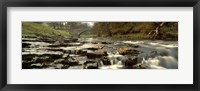 Arch Bridge Over A River, Stainforth Force, River Ribble, North Yorkshire, England, United Kingdom Fine Art Print