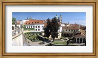 High angle view of a garden, Vrtbovska Garden, Prague, Czech Republic Fine Art Print