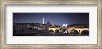 Bridge over a river, Pietra Bridge, Ponte Di Pietra, Verona, Italy Fine Art Print
