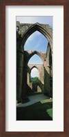Low angle view of an archway, Bolton Abbey, Yorkshire, England Fine Art Print