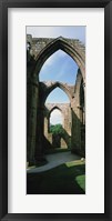 Low angle view of an archway, Bolton Abbey, Yorkshire, England Fine Art Print