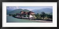 Palace On A Riverbank, Punakha Dzong, Punakha, Bhutan Fine Art Print